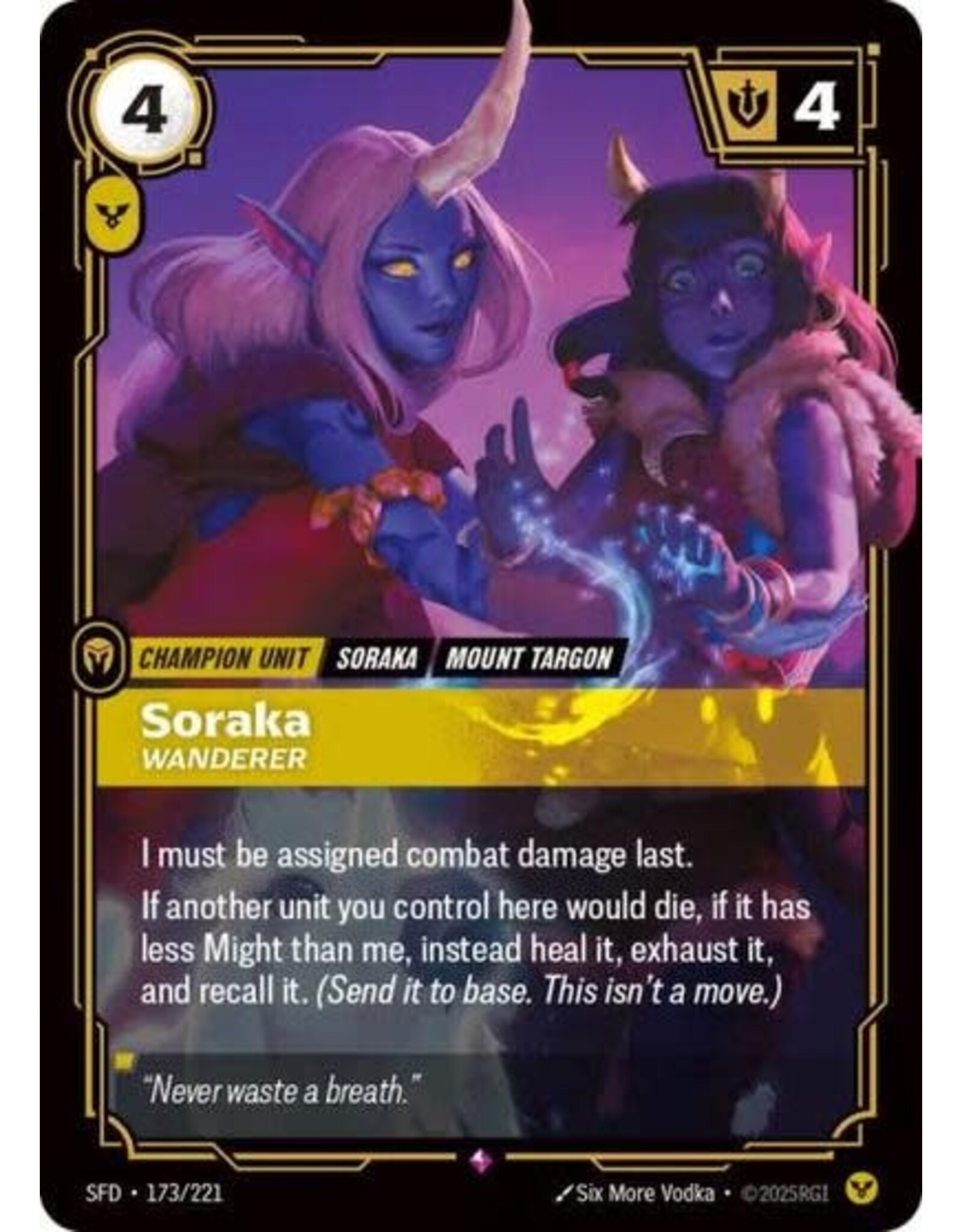 Soraka - Wanderer - 173/221 (Foil, Rare)