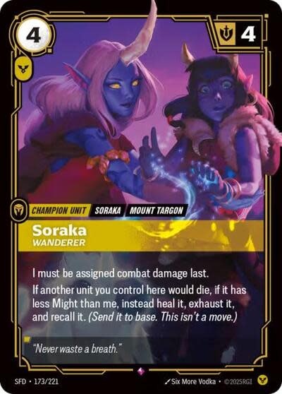 Soraka - Wanderer - 173/221 (Foil, Rare)