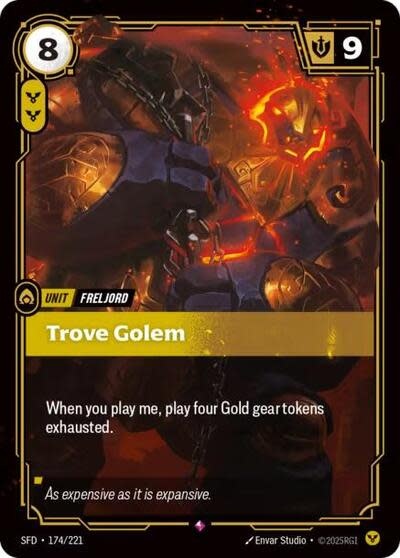 Trove Golem - 174/221 (Foil, Rare)