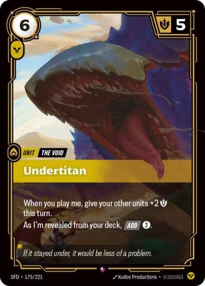 Undertitan - 175/221 (Foil, Rare)