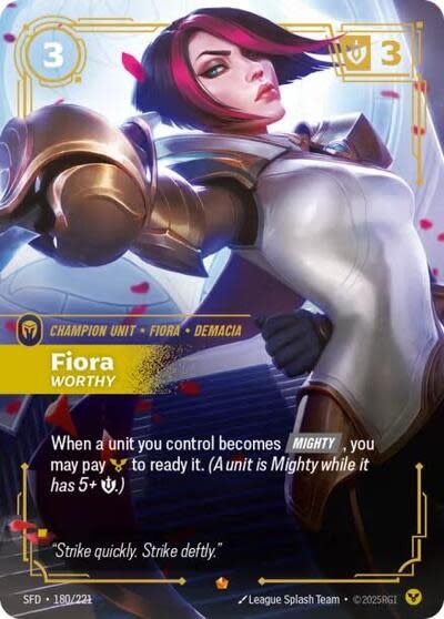 Fiora - Worthy - 180/221 (Foil, Epic)
