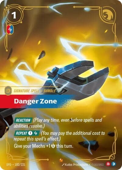Danger Zone - 182/221 (Foil, Epic)