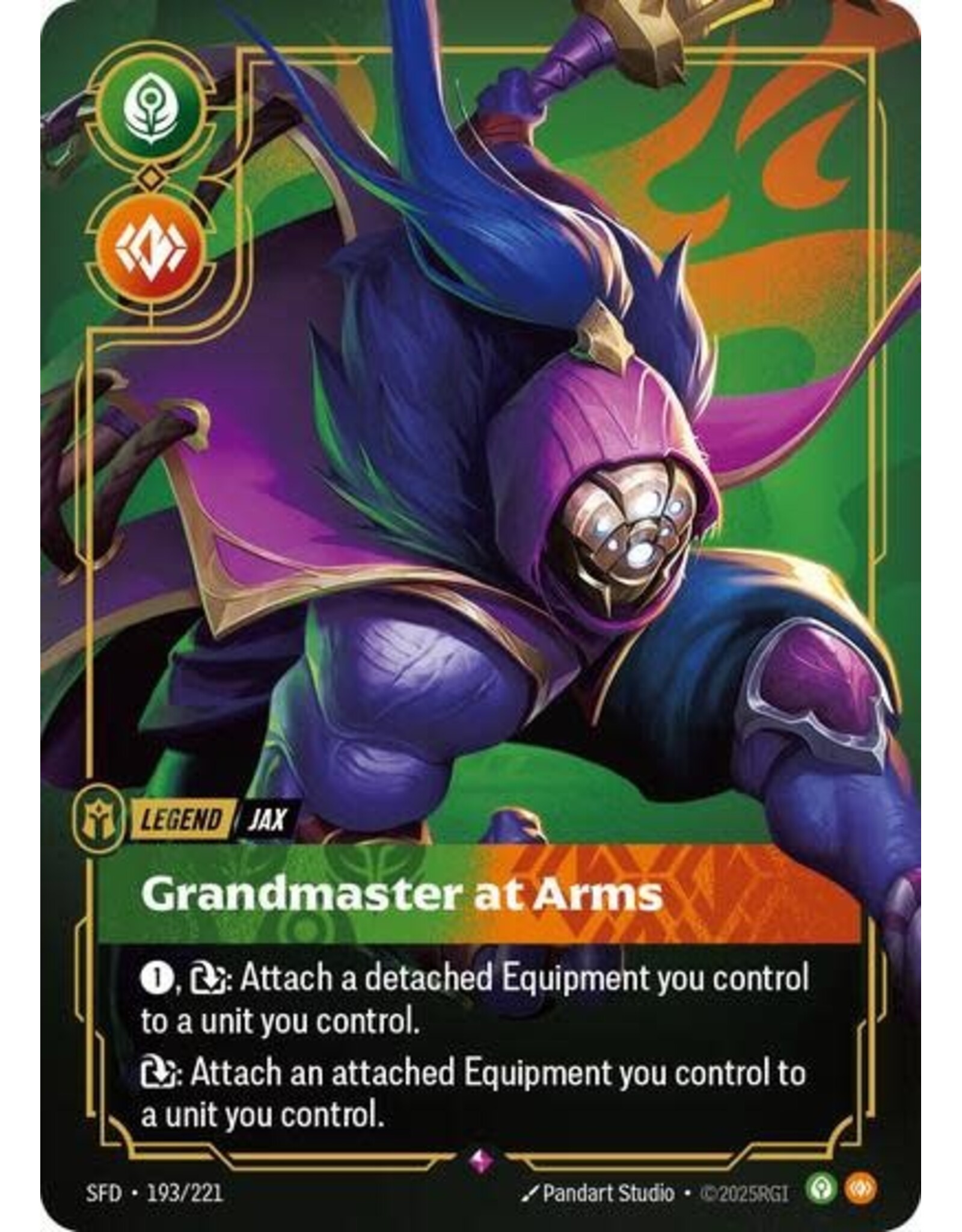 Jax - Grandmaster At Arms - 193/221 (Foil, Rare)