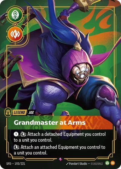 Jax - Grandmaster At Arms - 193/221 (Foil, Rare)