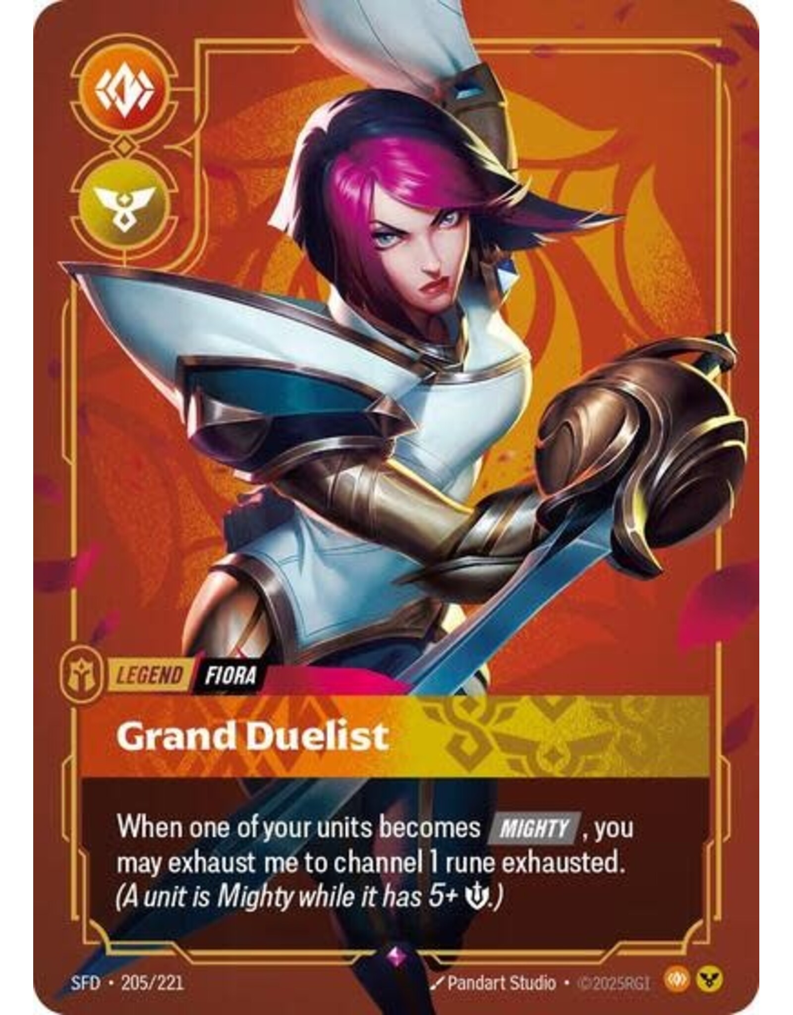 Fiora - Grand Duelist - 205/221 (Foil, Rare)