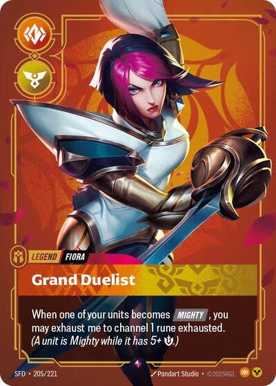 Fiora - Grand Duelist - 205/221 (Foil, Rare)