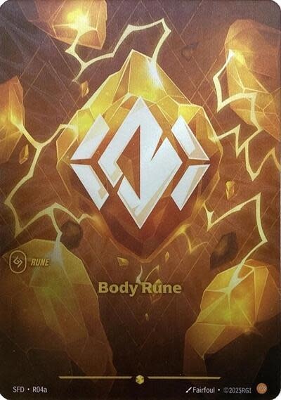 Body Rune (Alternate Art) - R04a (Foil, Showcase)