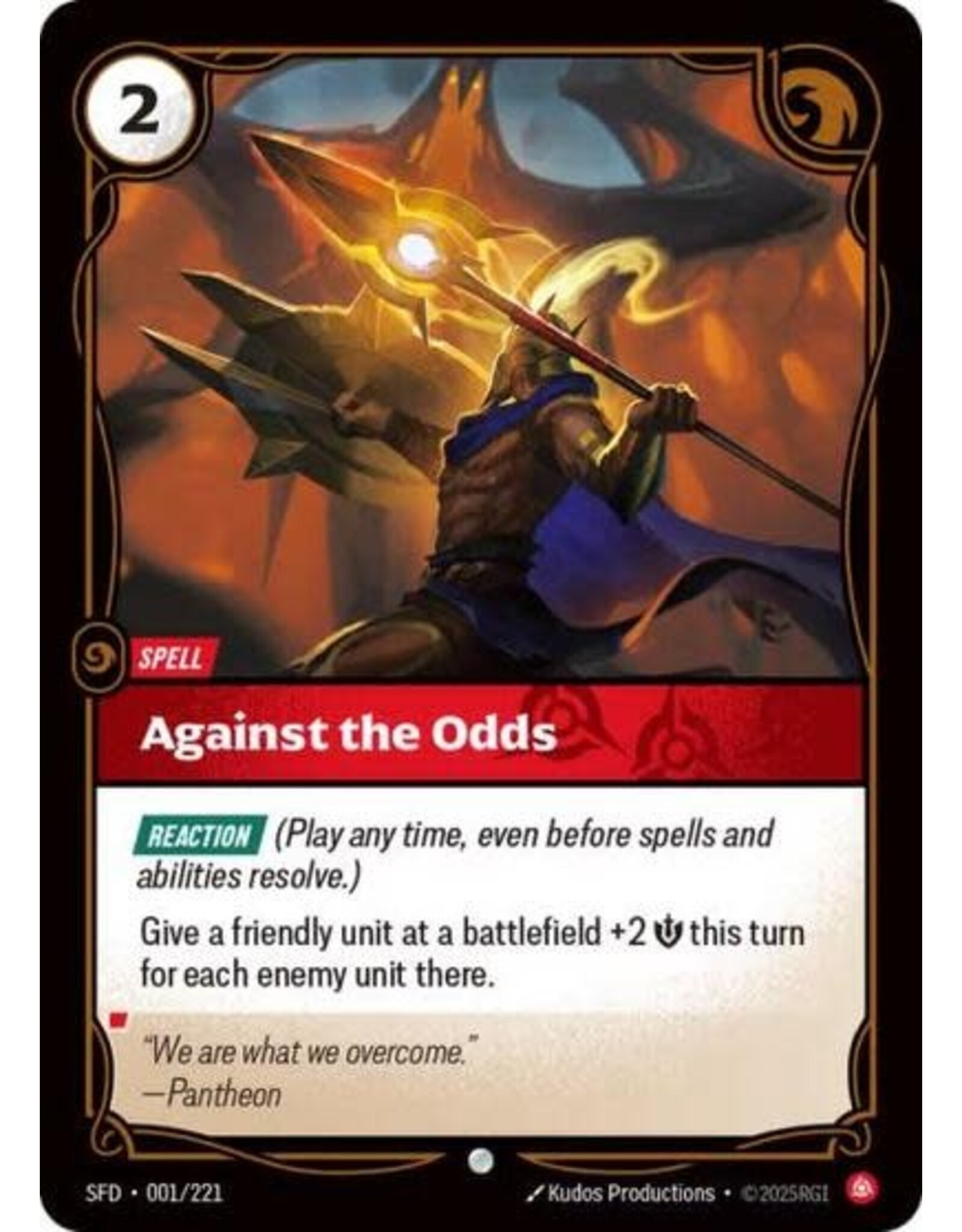 Against the Odds - 001/221 (Foil, Common)