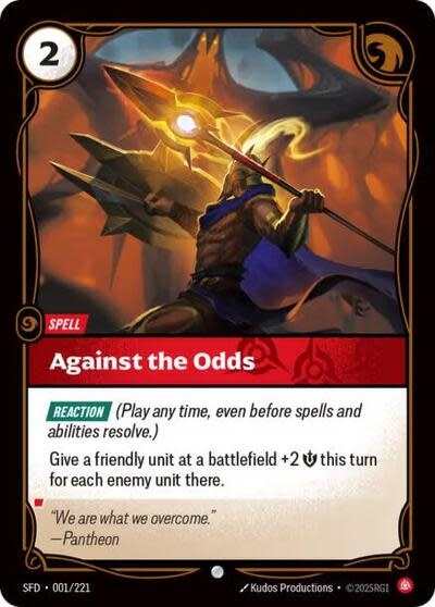 Against the Odds - 001/221 (Normal, Common)