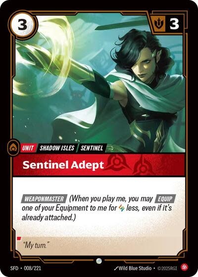 Sentinel Adept - 008/221 (Foil, Common)