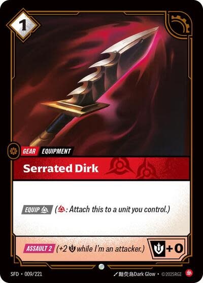 Serrated Dirk - 009/221 (Normal, Common)