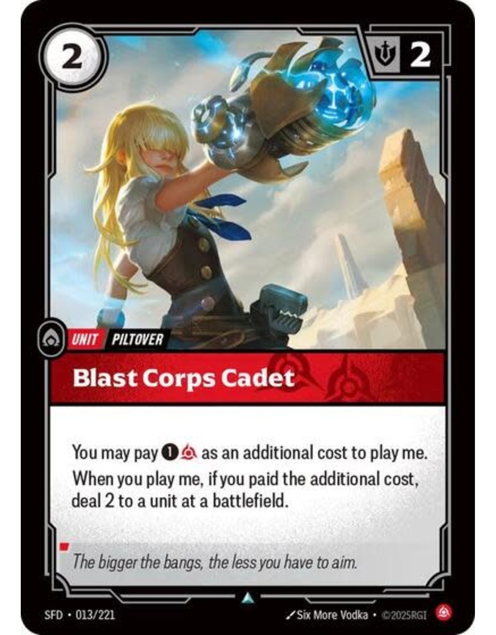 Blast Corps Cadet - 013/221 (Normal, Uncommon)