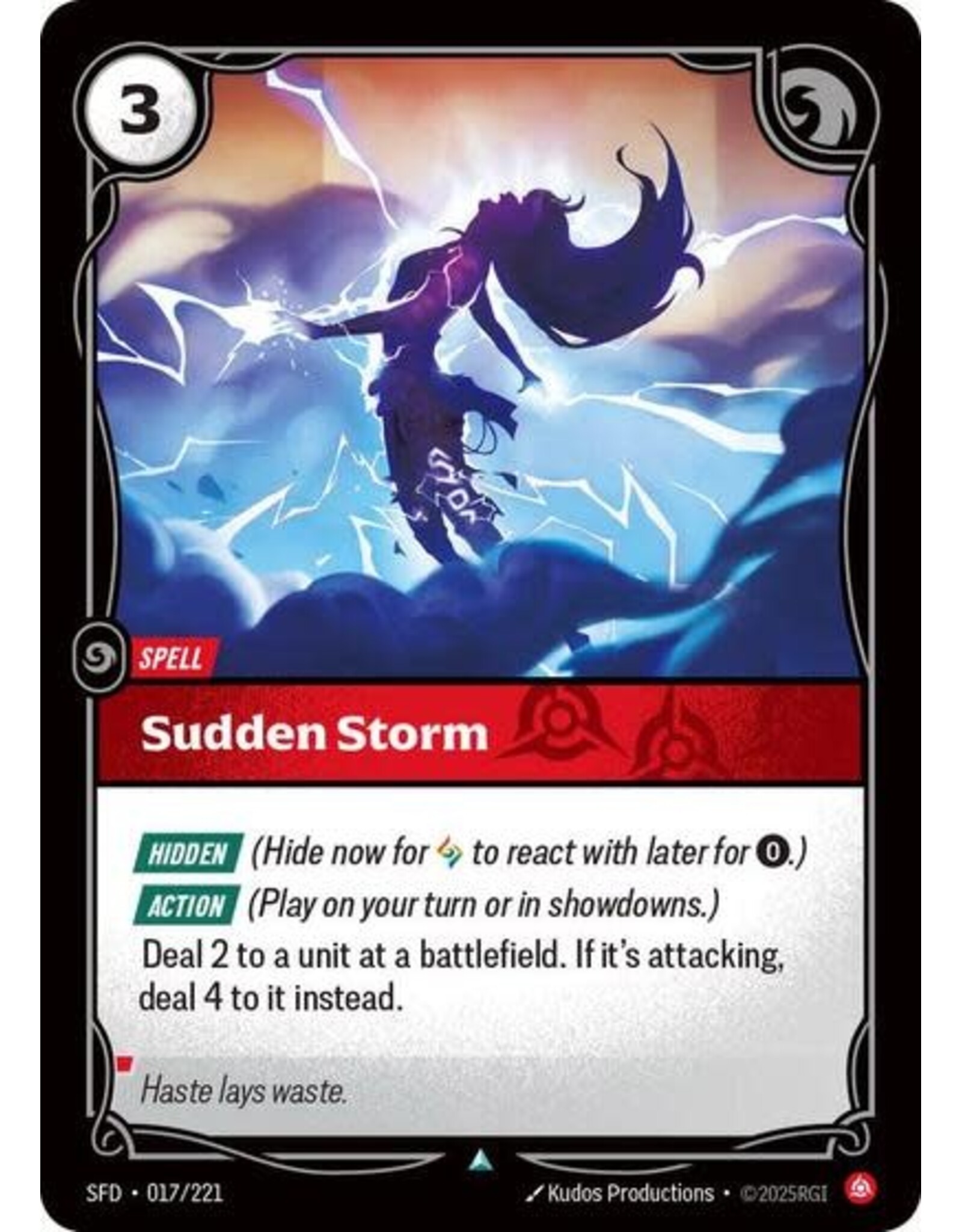 Sudden Storm - 017/221 (Normal, Uncommon)