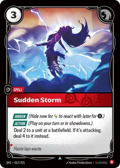 Sudden Storm - 017/221 (Normal, Uncommon)