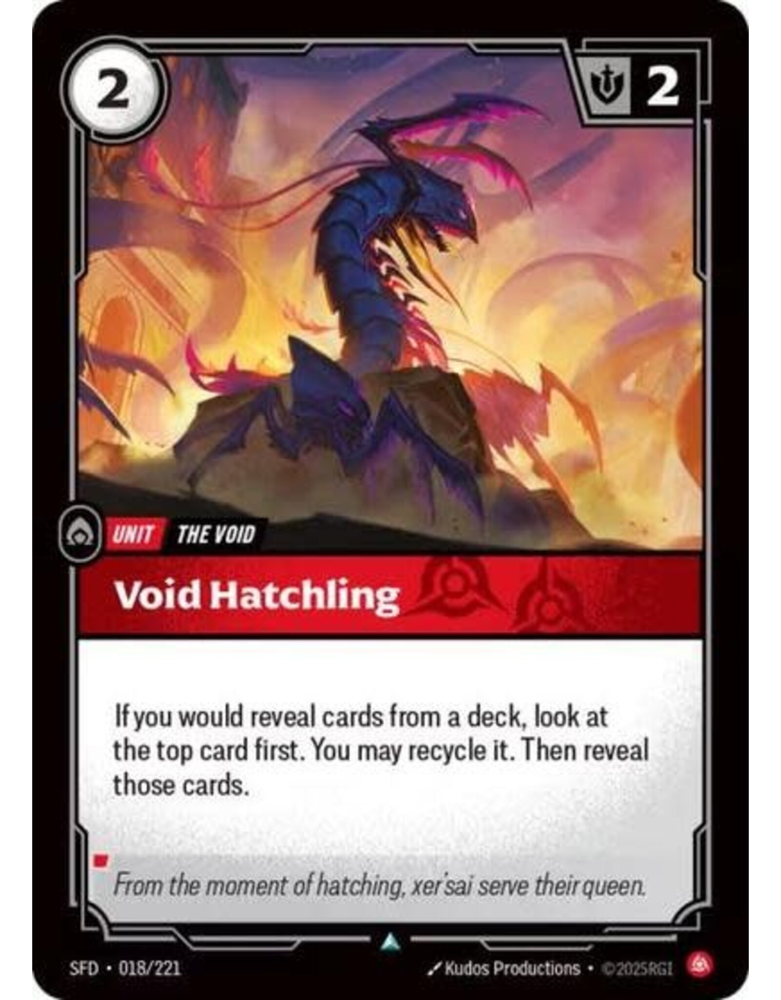 Void Hatchling - 018/221 (Normal, Uncommon)
