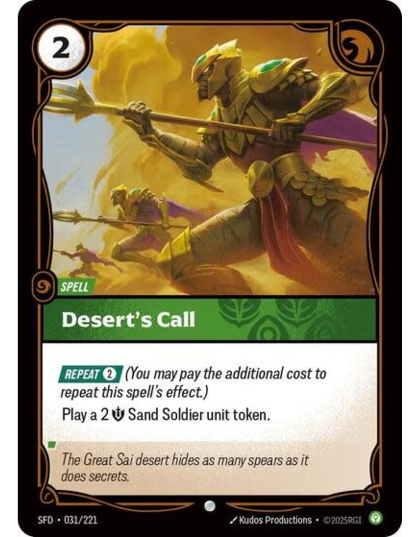 Desert's Call - 031/221 (Normal, Common)