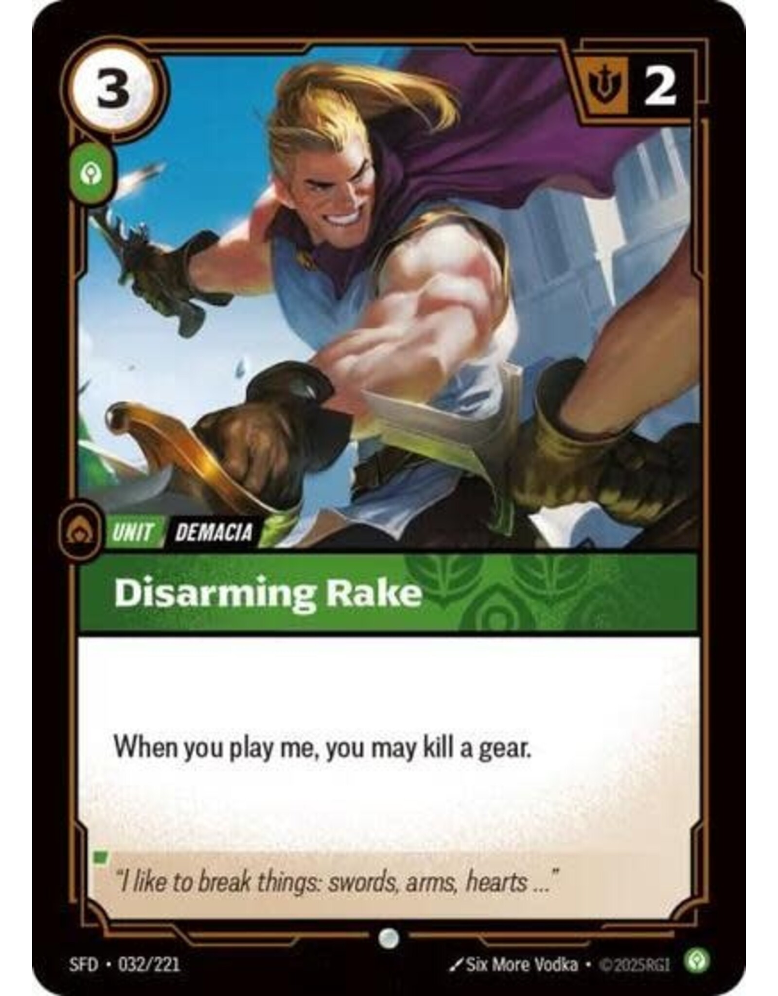 Disarming Rake - 032/221 (Normal, Common)
