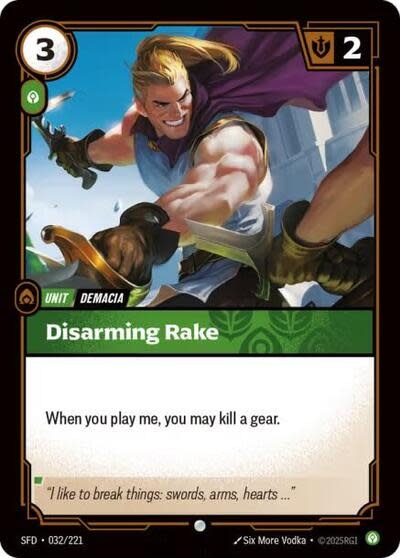 Disarming Rake - 032/221 (Normal, Common)