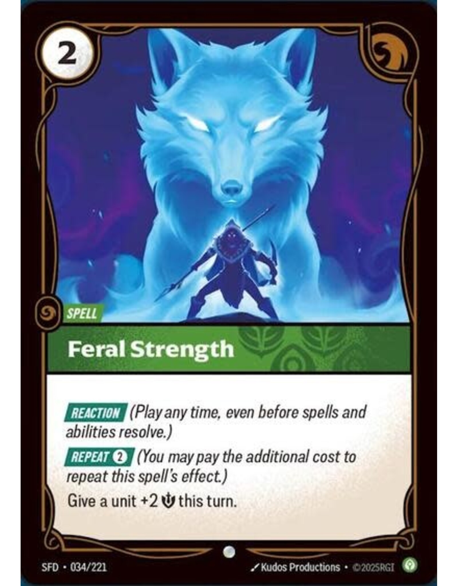 Feral Strength - 034/221 (Normal, Common)