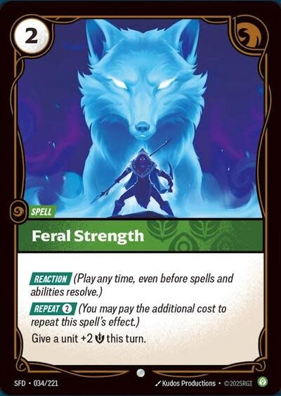 Feral Strength - 034/221 (Normal, Common)