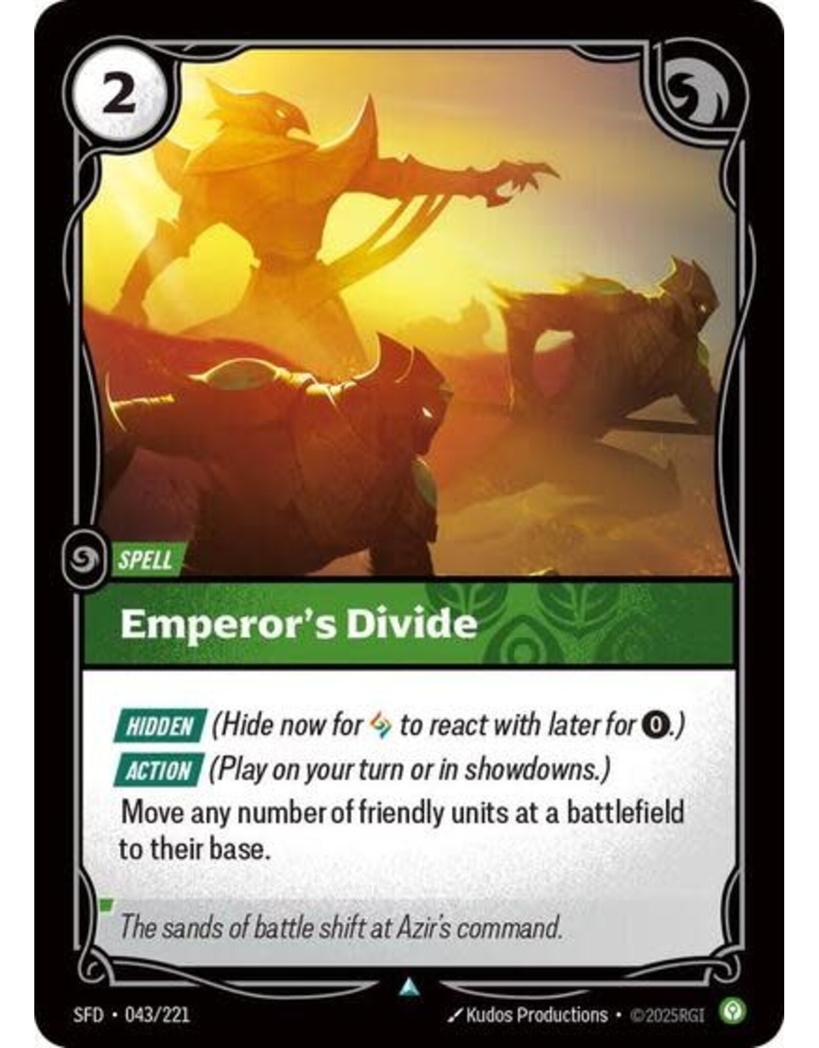 Emperor's Divide - 043/221 (Normal, Uncommon)