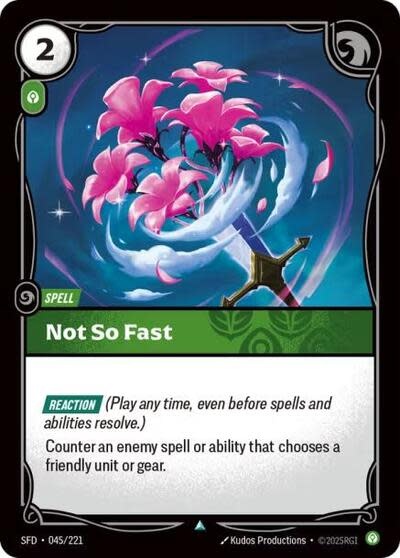 Not So Fast - 045/221 (Normal, Uncommon)