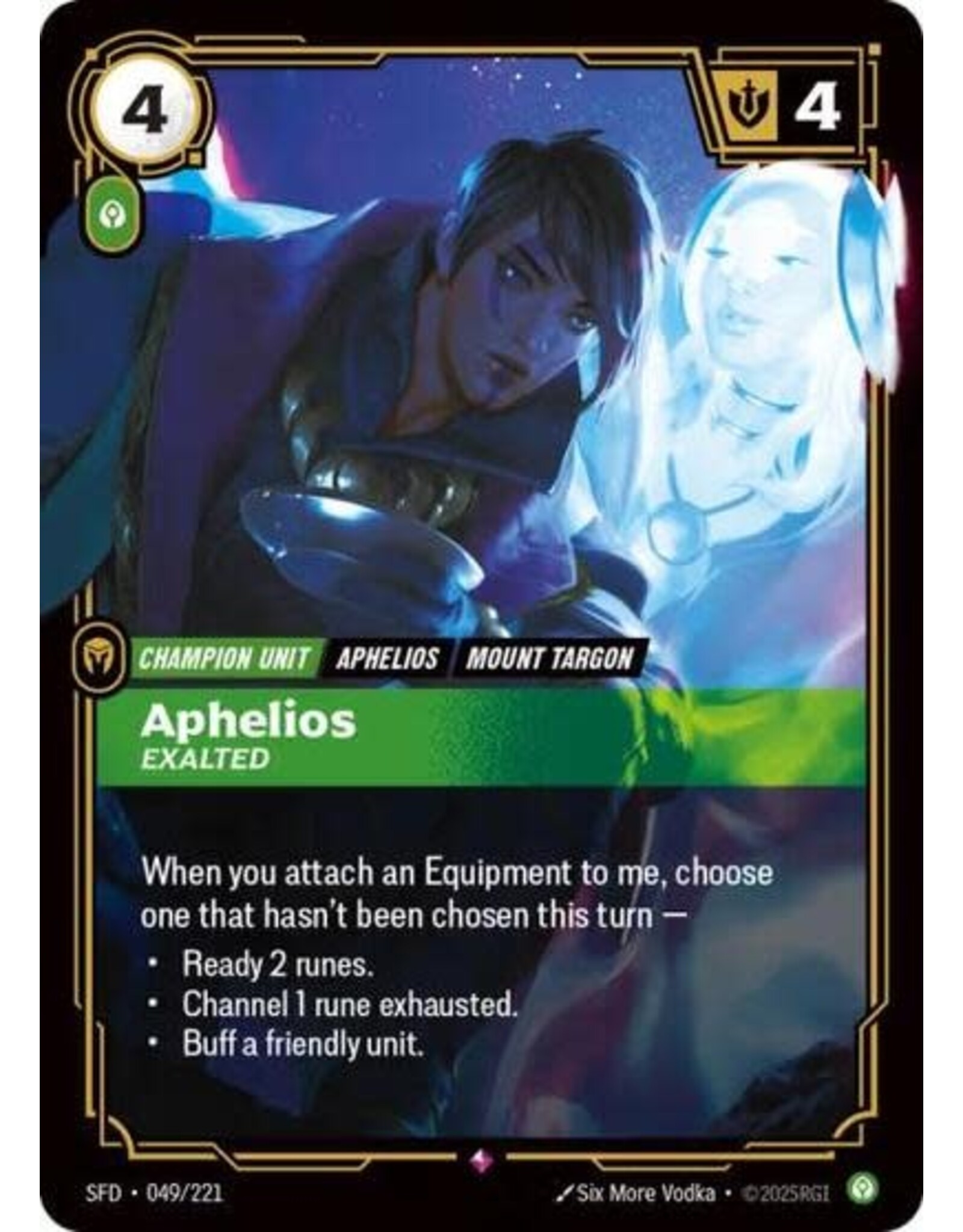 Aphelios - Exalted - 049/221 (Foil, Rare)