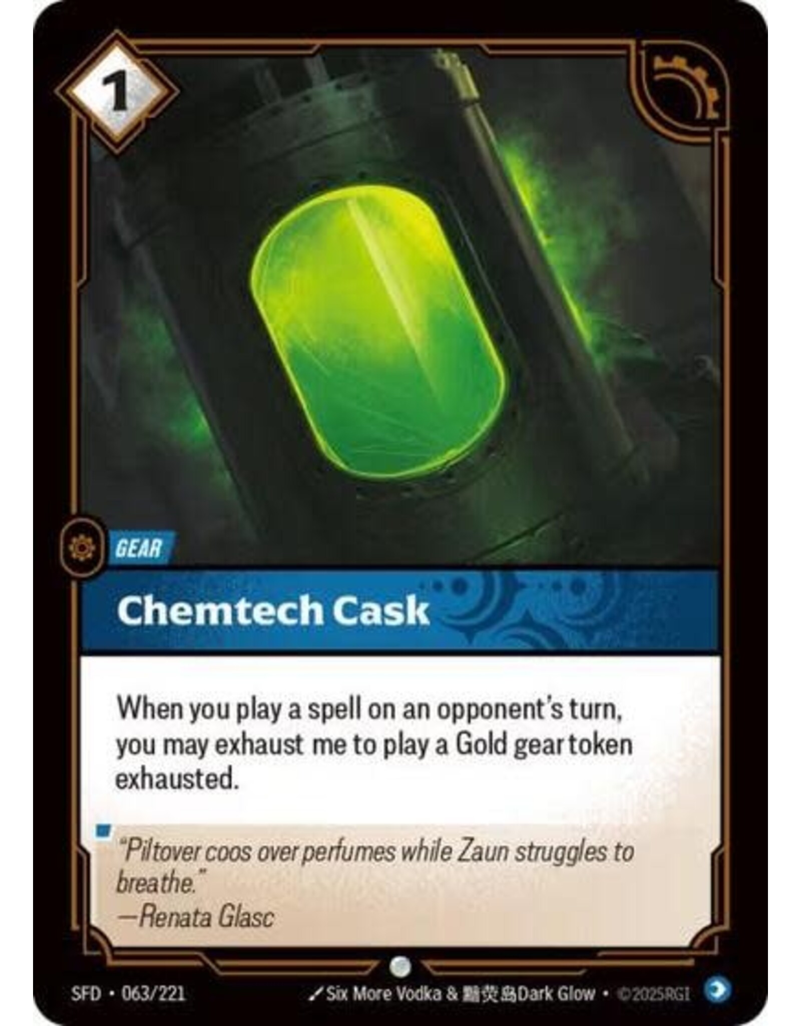 Chemtech Cask - 063/221 (Foil, Common)