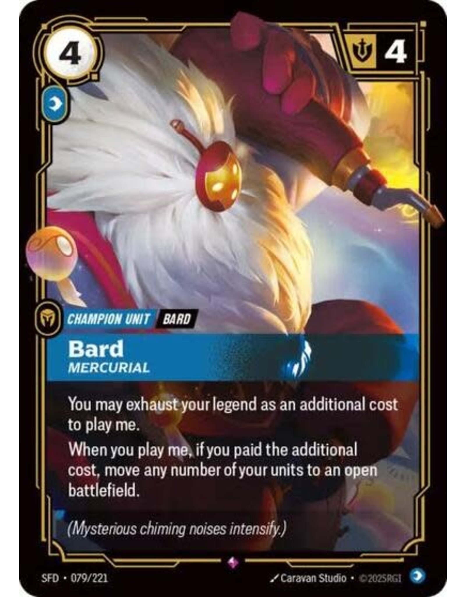 Bard - Mercurial - 079/221 (Foil, Rare)