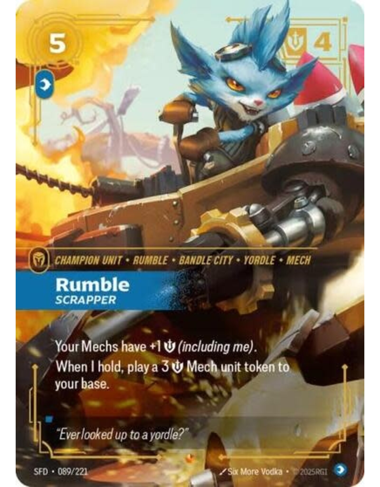 Rumble - Scrapper - 089/221 (Foil, Epic)