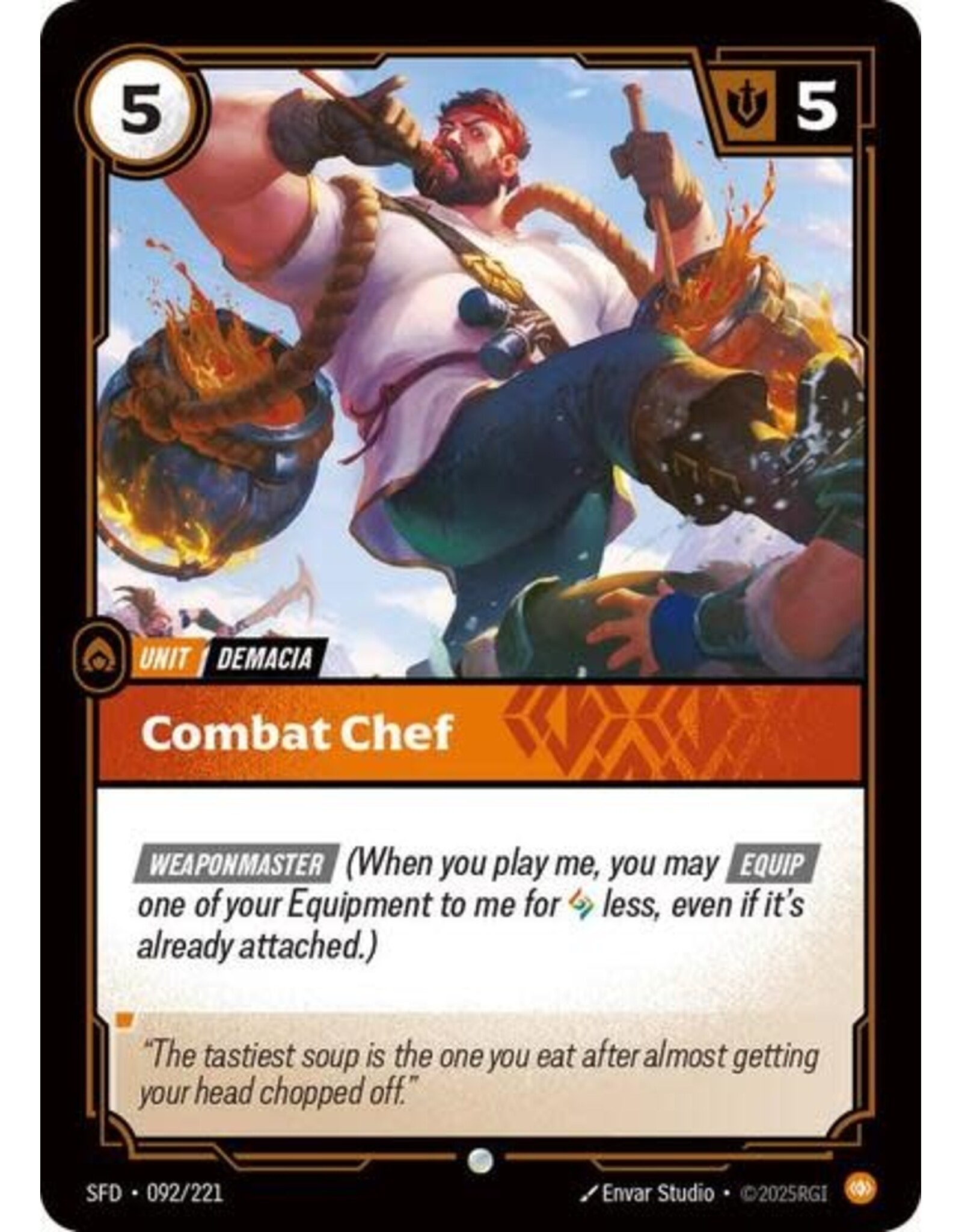 Combat Chef - 092/221 (Foil, Common)