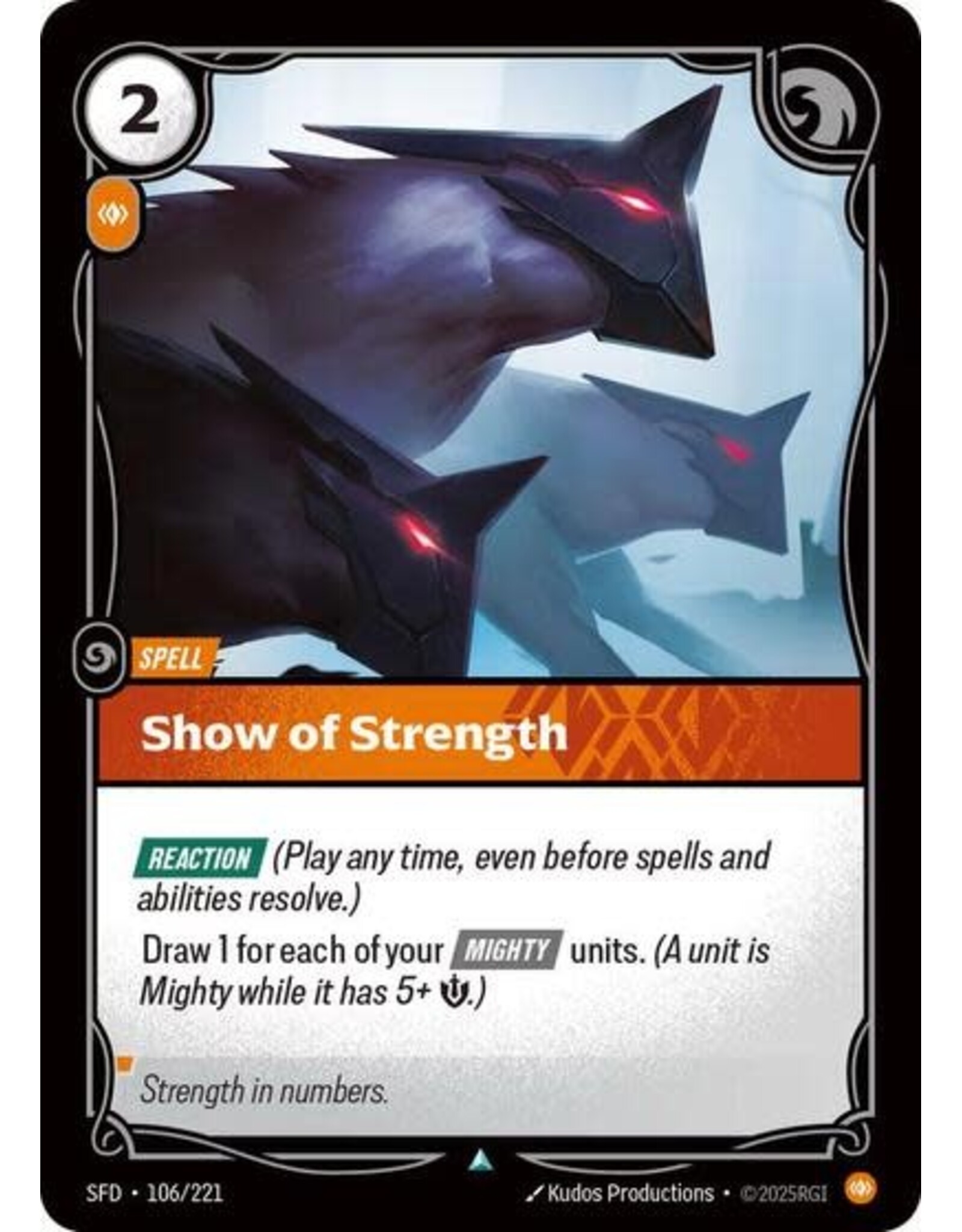 Show of Strength - 106/221 (Normal, Uncommon)