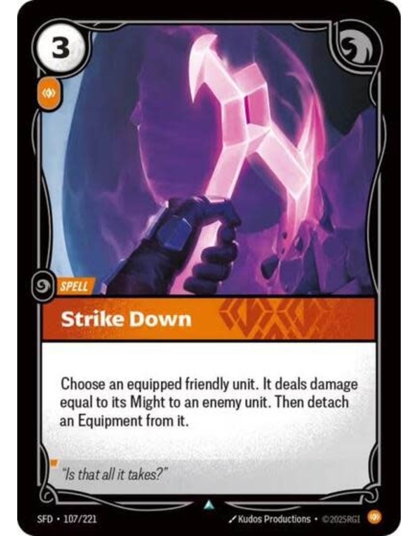 Strike Down - 107/221 (Normal, Uncommon)
