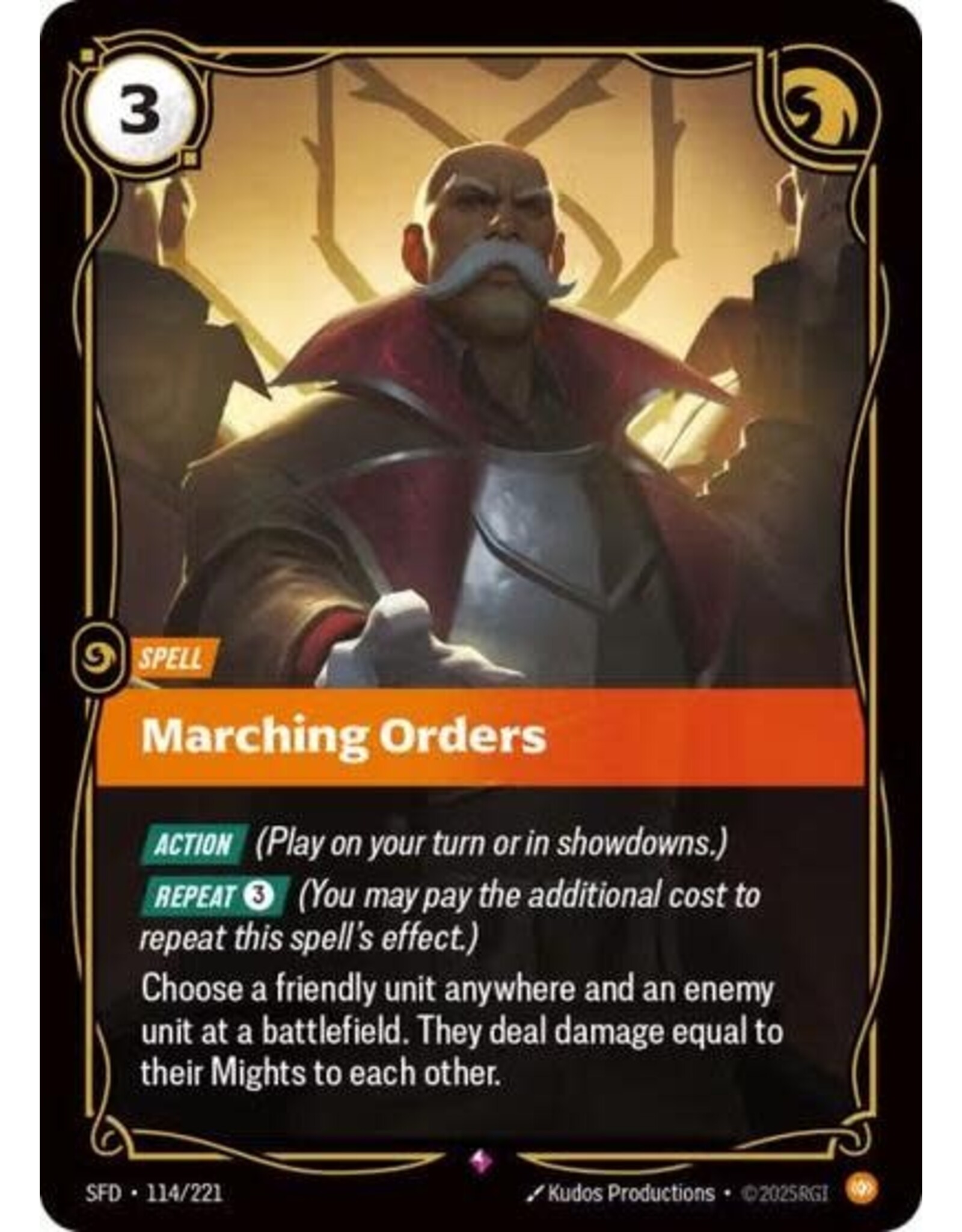 Marching Orders - 114/221 (Foil, Rare)