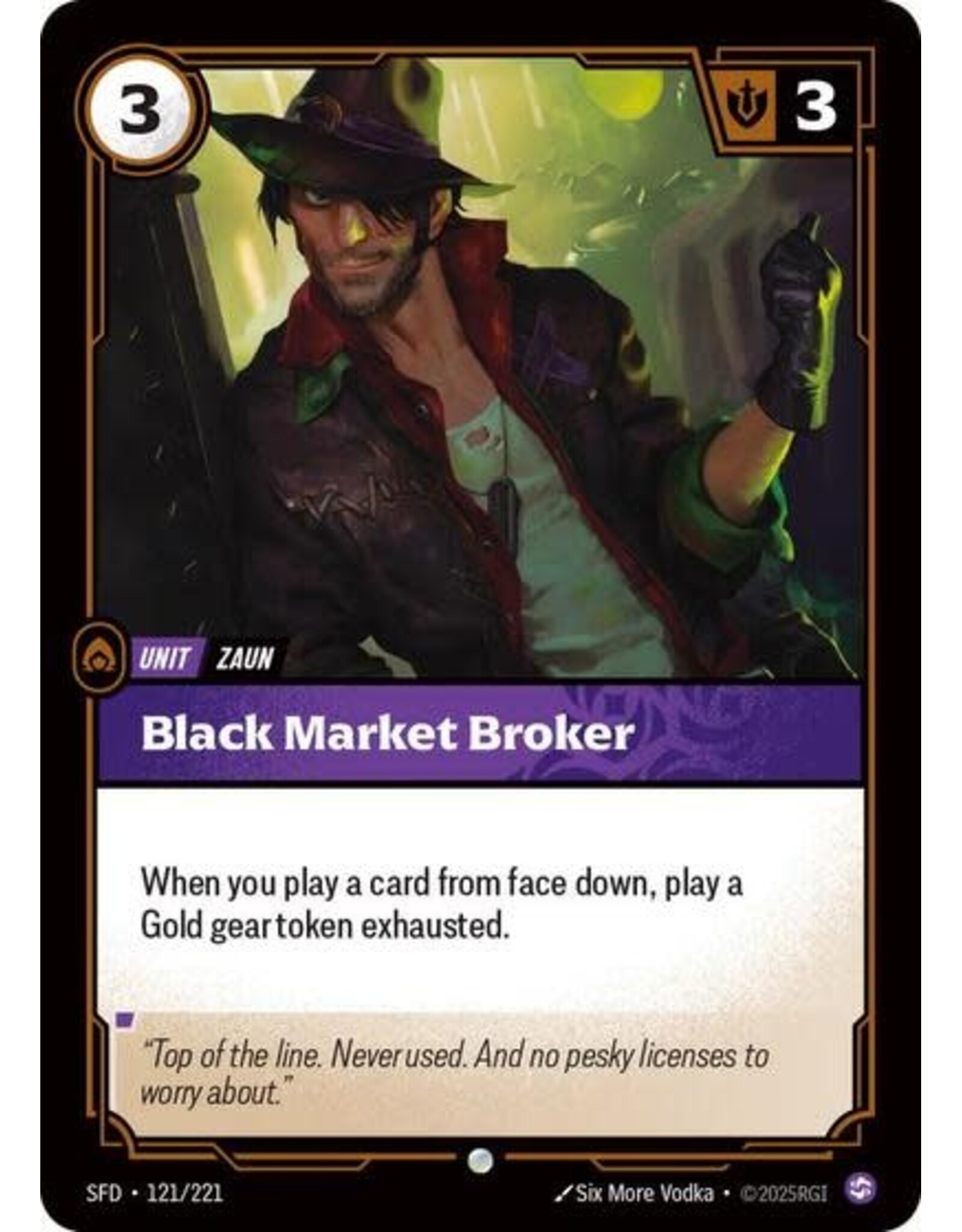 Black Market Broker - 121/221 (Normal, Common)