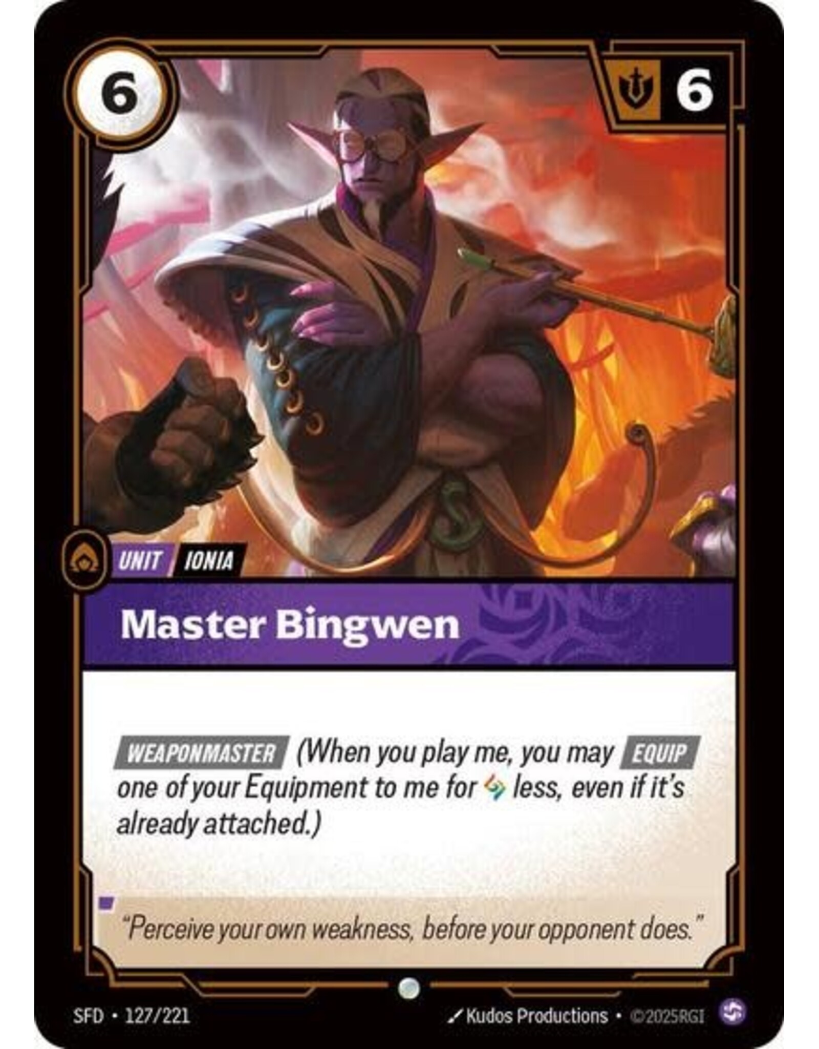 Master Bingwen - 127/221 (Normal, Common)