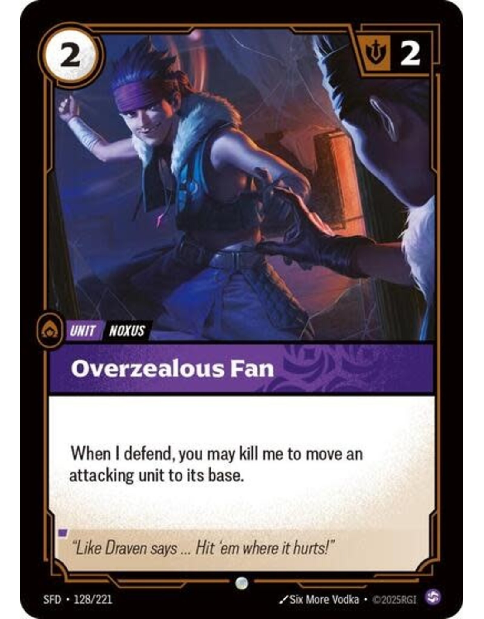 Overzealous Fan - 128/221 (Normal, Common)