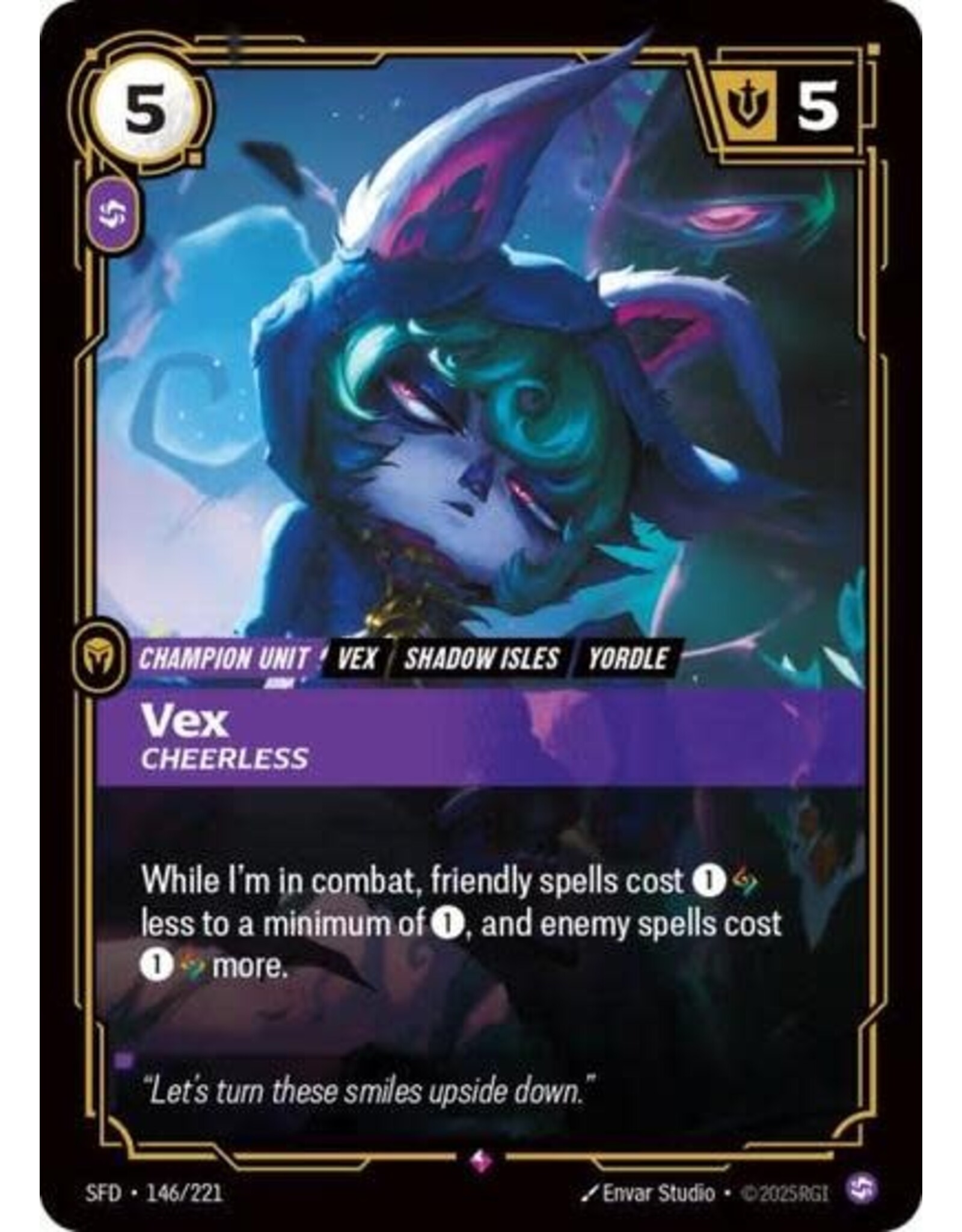 Vex - Cheerless - 146/221 (Foil, Rare)