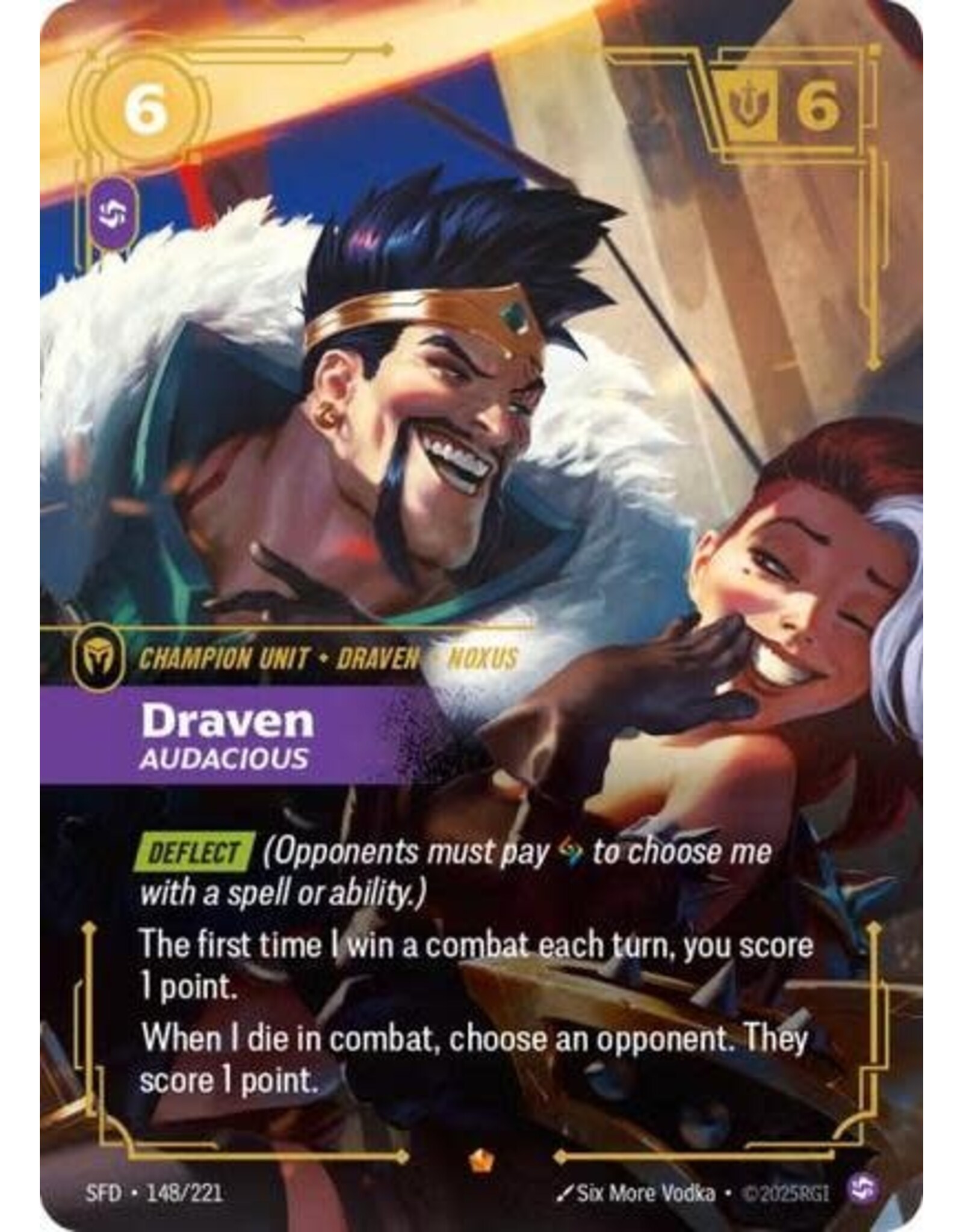 Draven - Audacious - 148/221 (Foil, Epic)