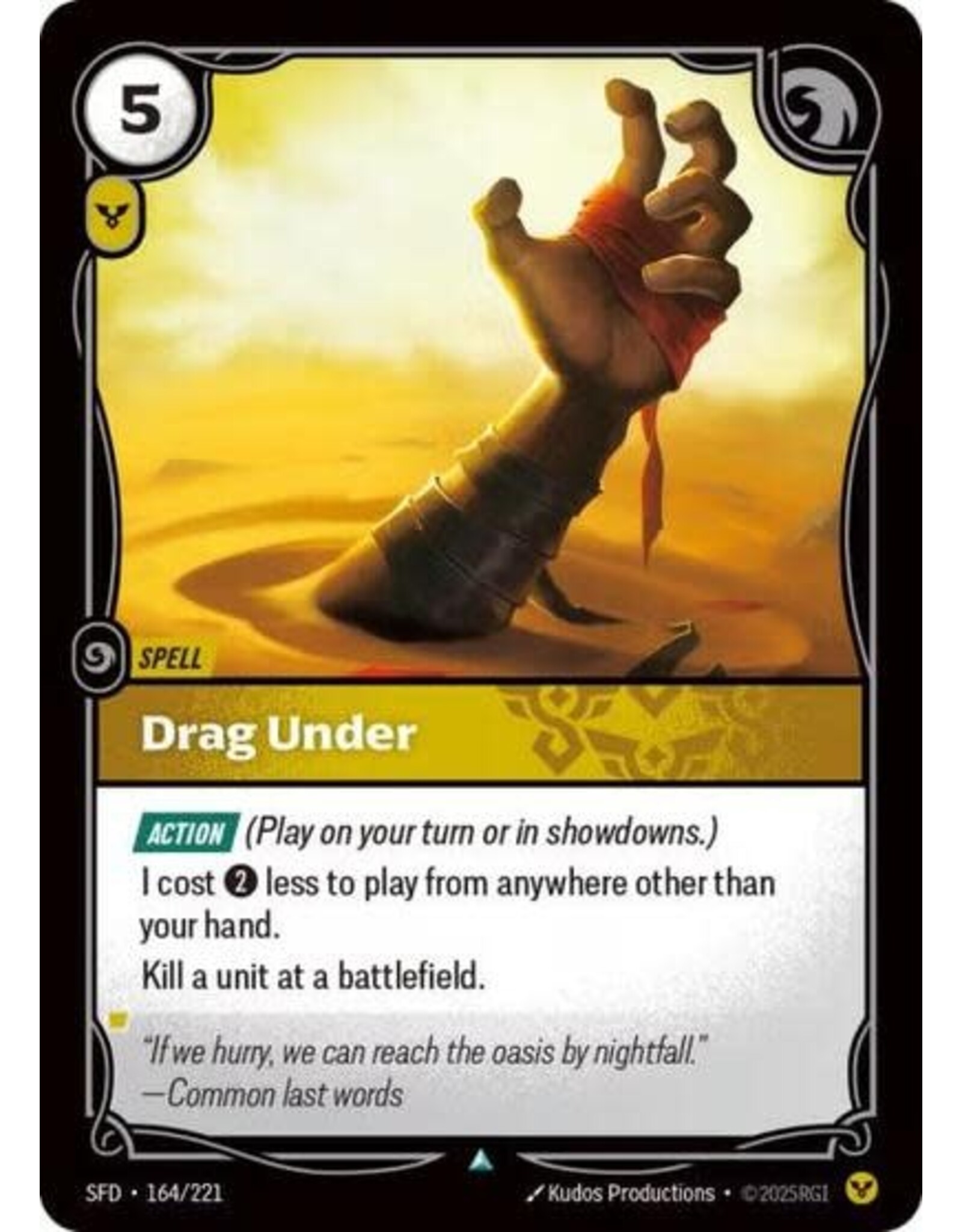 Drag Under - 164/221 (Normal, Uncommon)