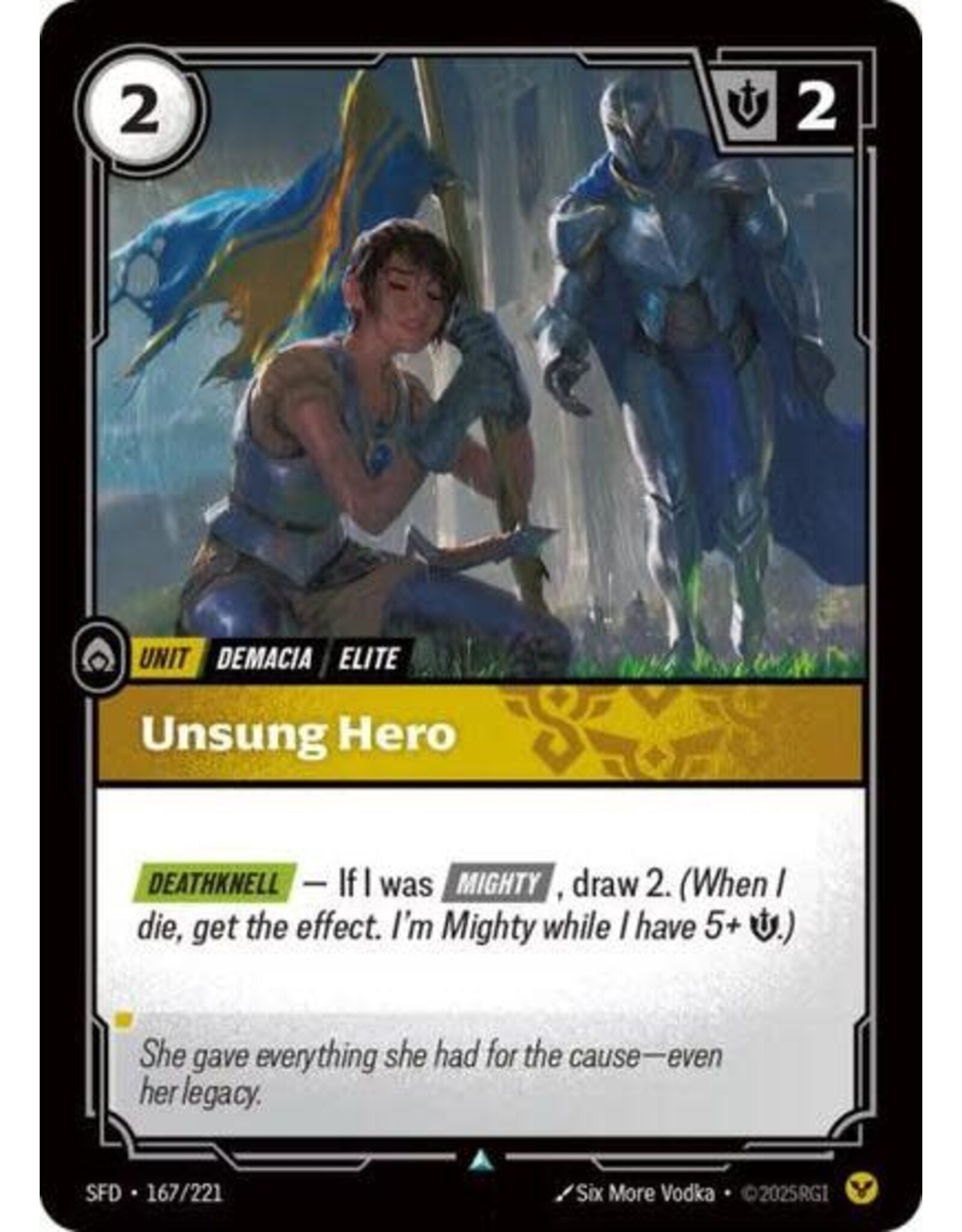 Unsung Hero - 167/221 (Normal, Uncommon)