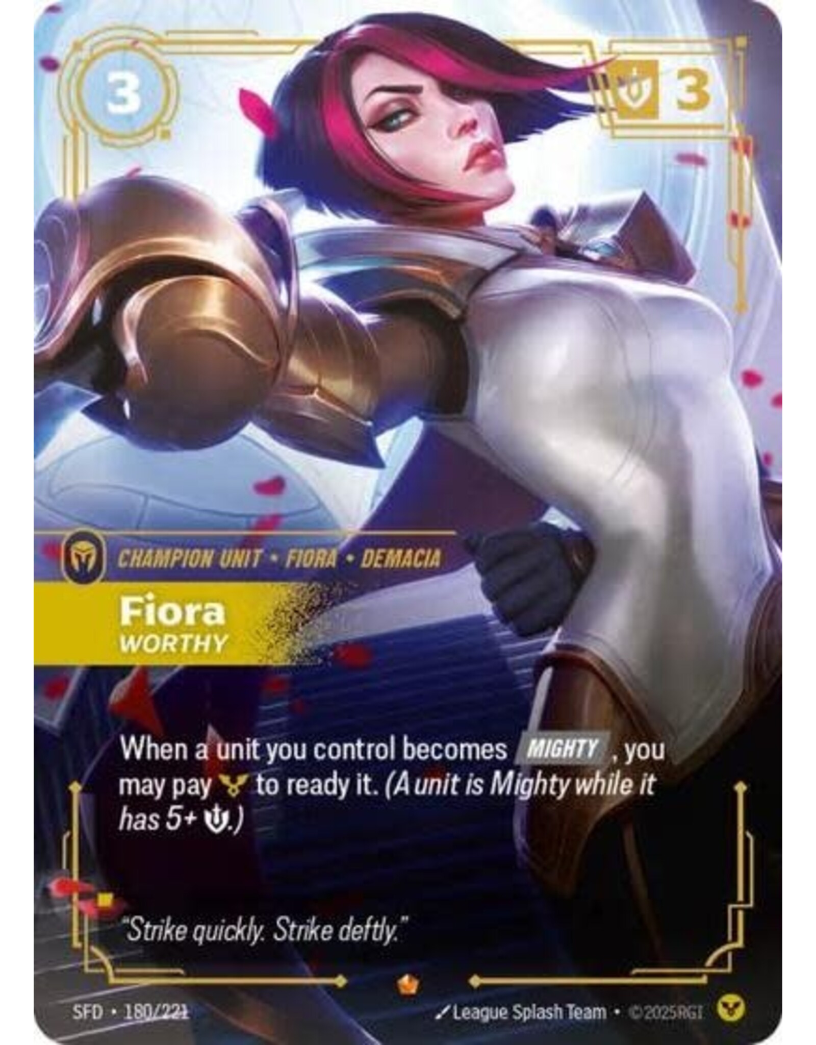 Fiora - Worthy - 180/221 (Foil, Epic)