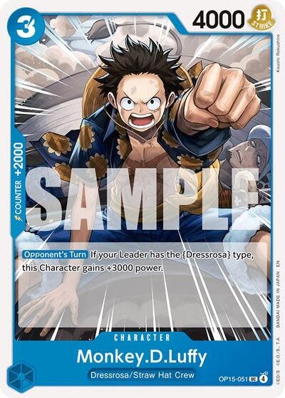Monkey.D.Luffy (OP15-051) (Normal, UC)
