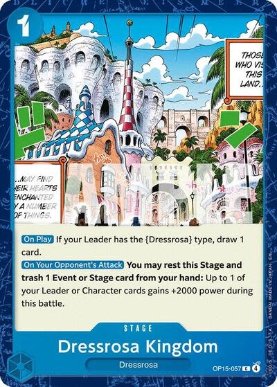Dressrosa Kingdom - OP15-057 (Normal, C)