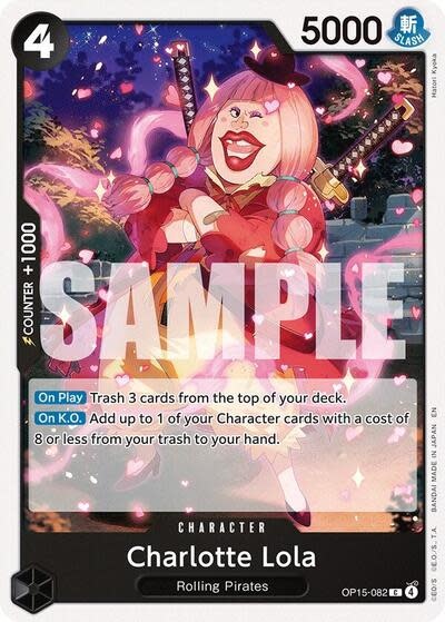 Charlotte Lola - OP15-082 (Normal, C)