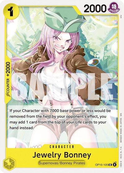 Jewelry Bonney (OP15-105) (Normal, UC)