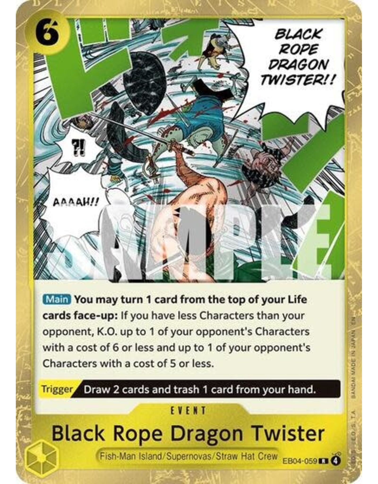 Black Rope Dragon Twister - EB04-059 (Foil, R)