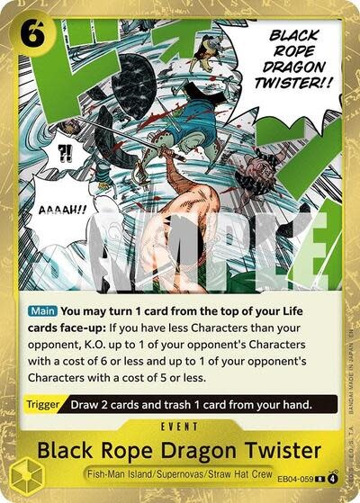 Black Rope Dragon Twister - EB04-059 (Foil, R)