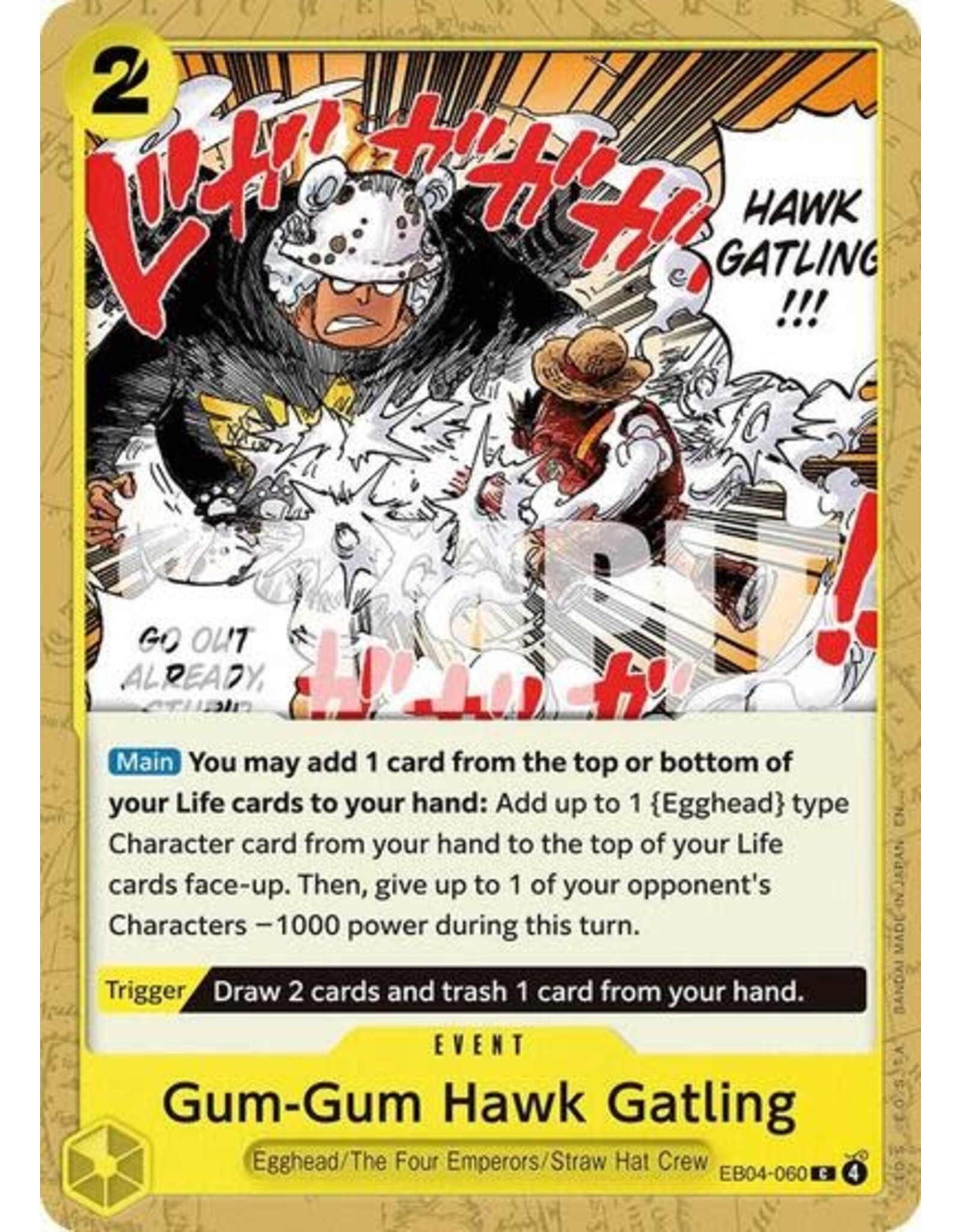 Gum-Gum Hawk Gatling - EB04-060 (Normal, C)