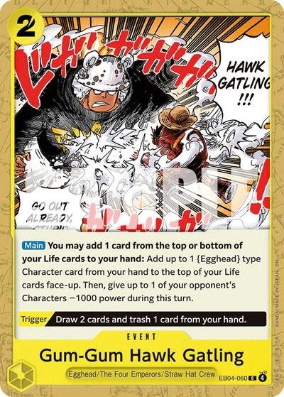 Gum-Gum Hawk Gatling - EB04-060 (Normal, C)